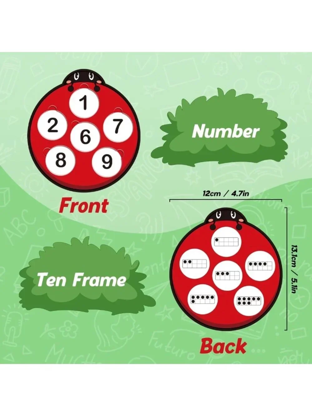 Engaging Math Games for Kids - Ten Frame Set, Addition & Subtraction Cards